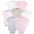 thumbnail image 1 of Hudson Baby Short Sleeve Bodysuits, 7-Pack, Newborn- 24 Months, 1 of 1