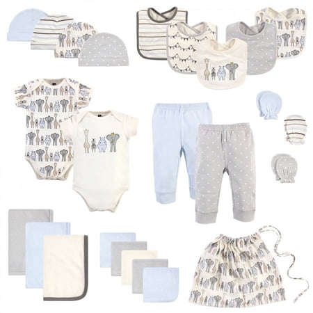 Hudson Baby Shower Gift Sets, 25-Piece, Sizes Newborn-6 Months