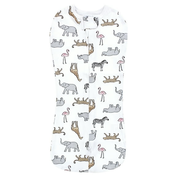 Hudson Baby Sleep Pod, Modern Pink Safari, 0-2 Months