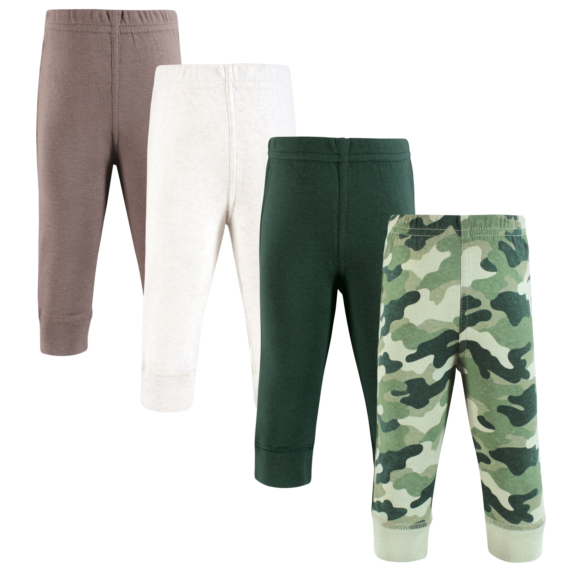 Hudson Baby Tapered Ankle Pants, 4- Pack, 0/3 Months- 5T