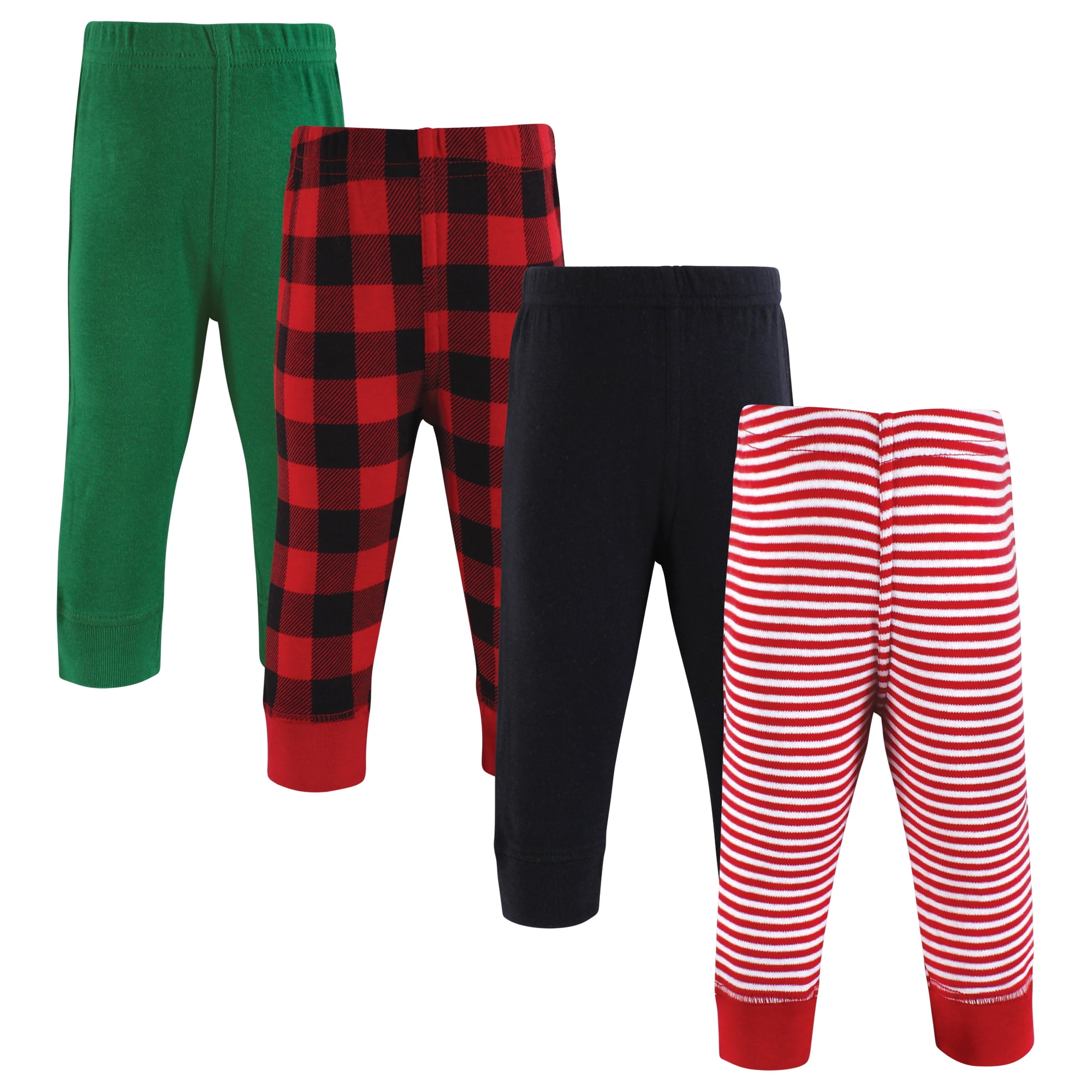 Hudson Baby Tapered Ankle Pants, 4- Pack, 0/3 Months- 5T