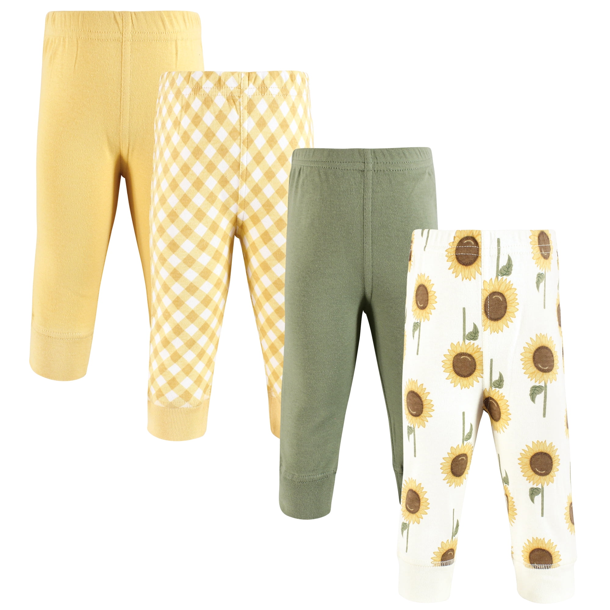 Hudson Baby Tapered Ankle Pants, 4- Pack, 0/3 Months- 5T