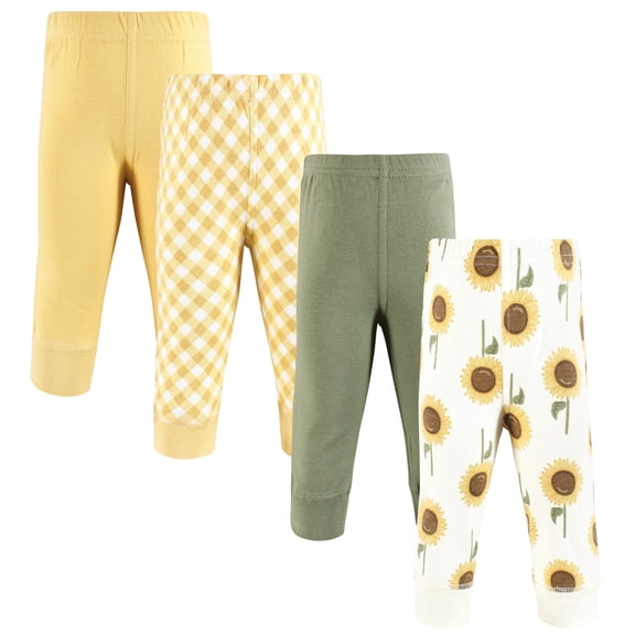 Hudson Baby Tapered Ankle Pants, 4- Pack, 0/3 Months- 5T