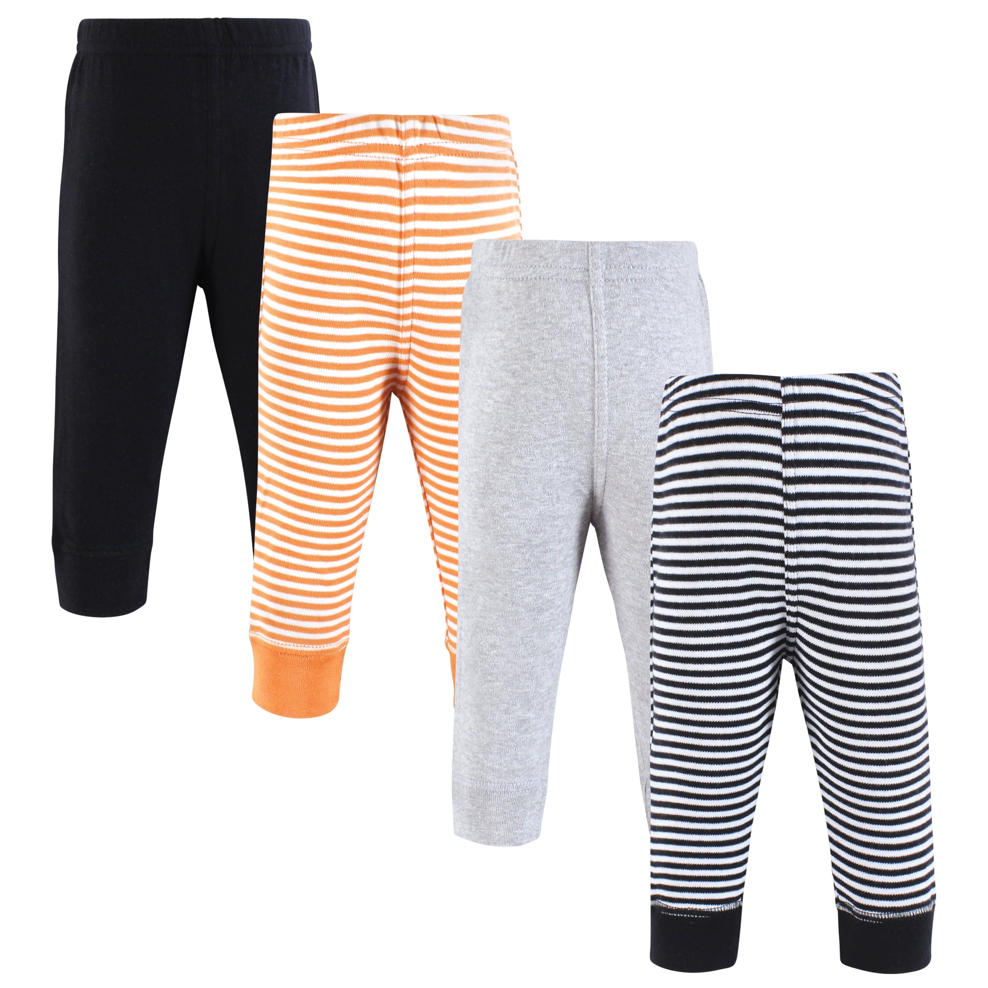 Luvable Friends Baby-Tapered-Ankle-Pants – 3er Pack, Pink Gestreift, Größe 5T