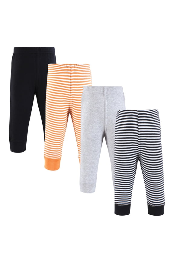 Tapered Ankle Pants, 4- Pack, 0/3 Months- 5T