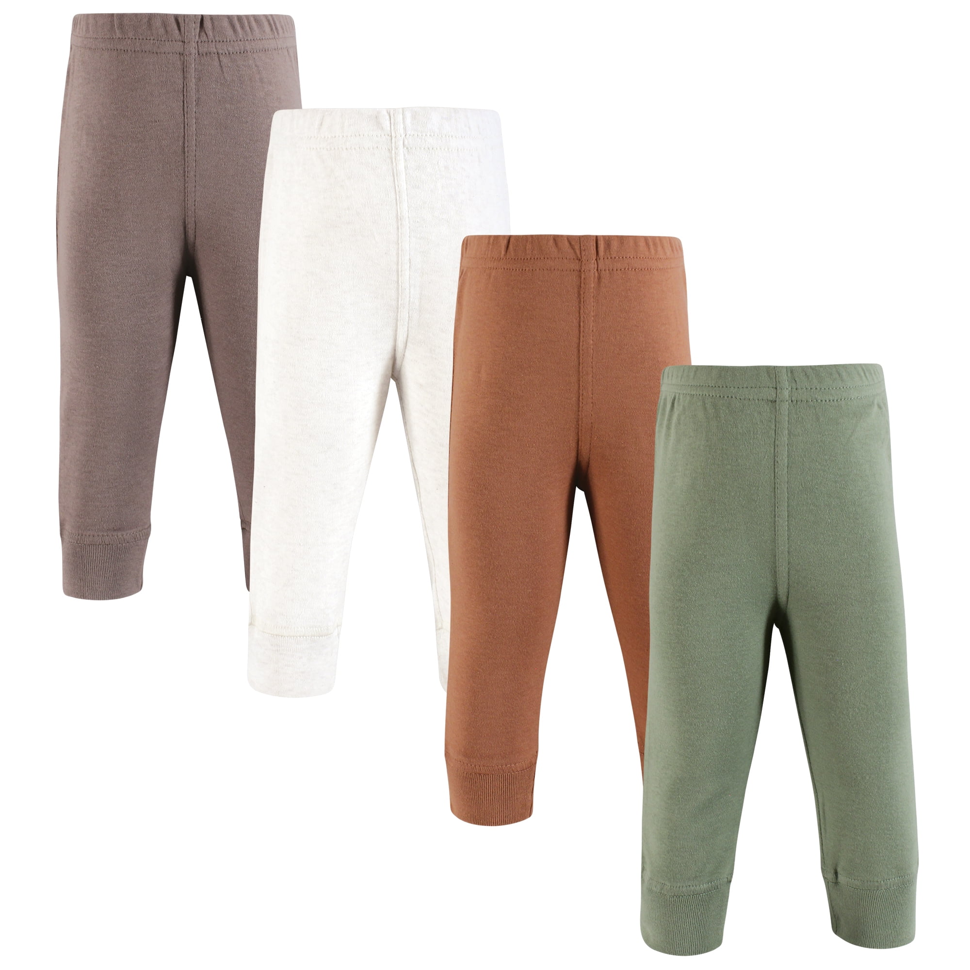 Hudson Baby Tapered Ankle Pants, 4- Pack, 0/3 Months- 5T