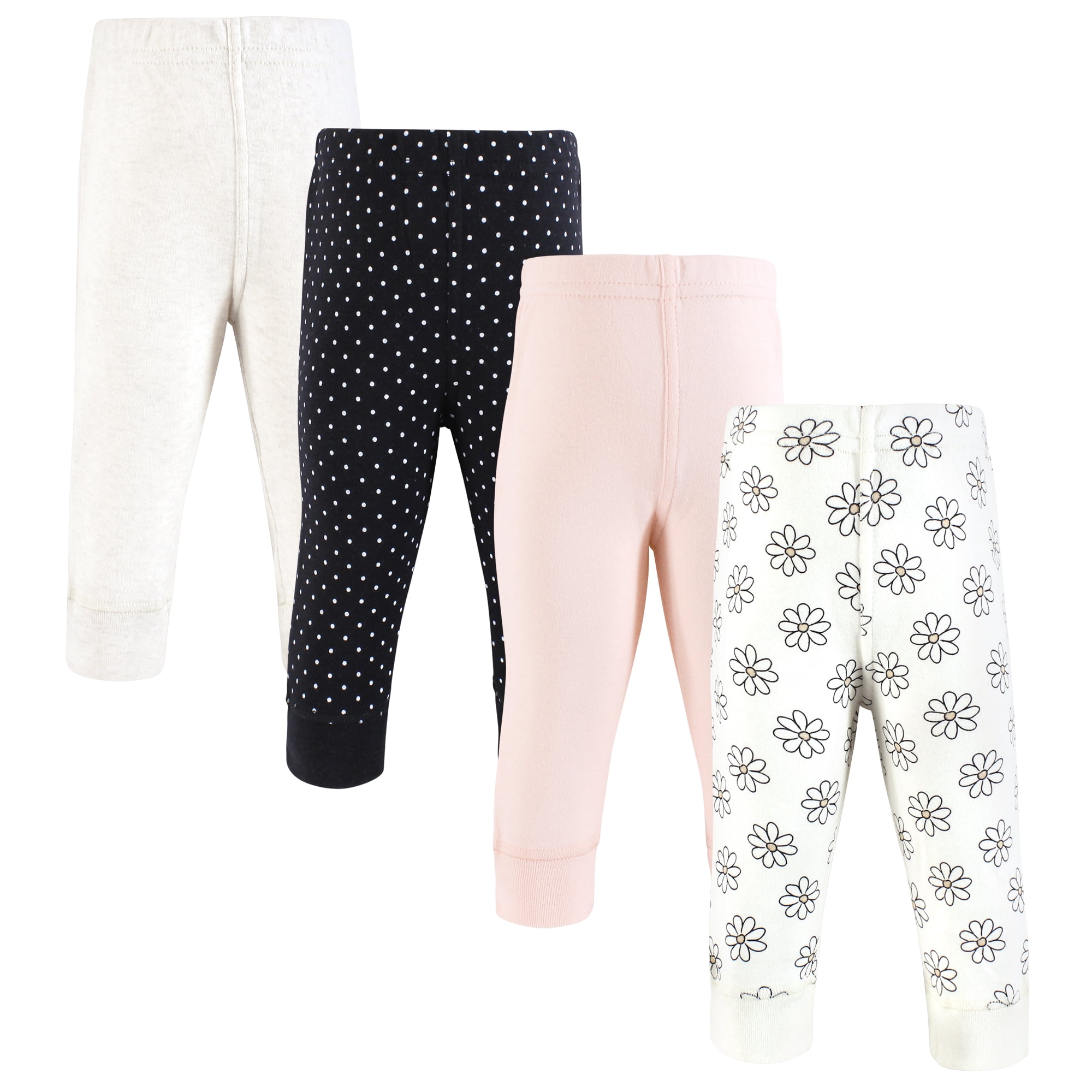 Luvable Friends Baby-Tapered-Ankle-Pants – 3er Pack, Pink Gestreift, Größe 5T