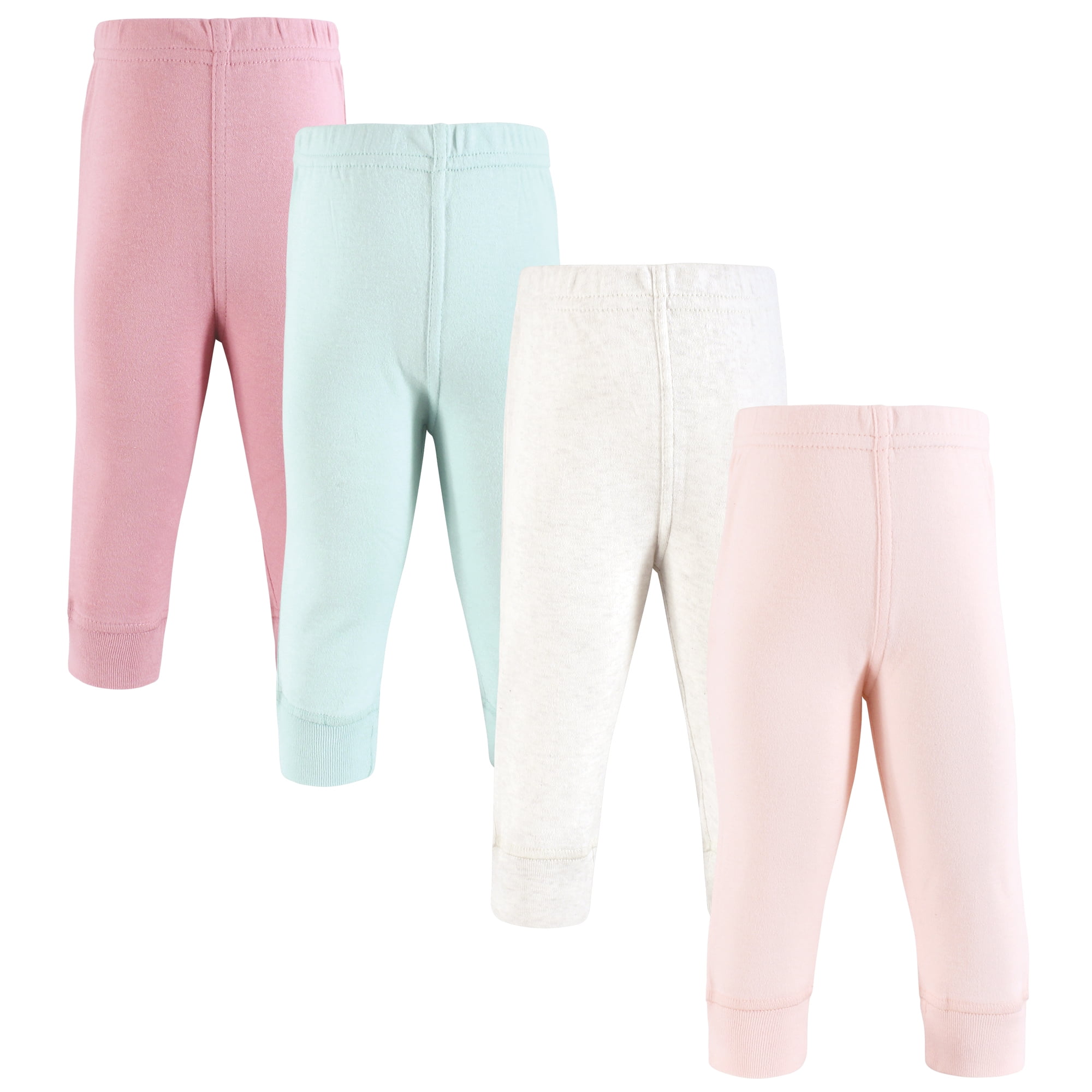 Luvable Friends Baby-Tapered-Ankle-Pants – 3er Pack, Pink Gestreift, Größe 5T