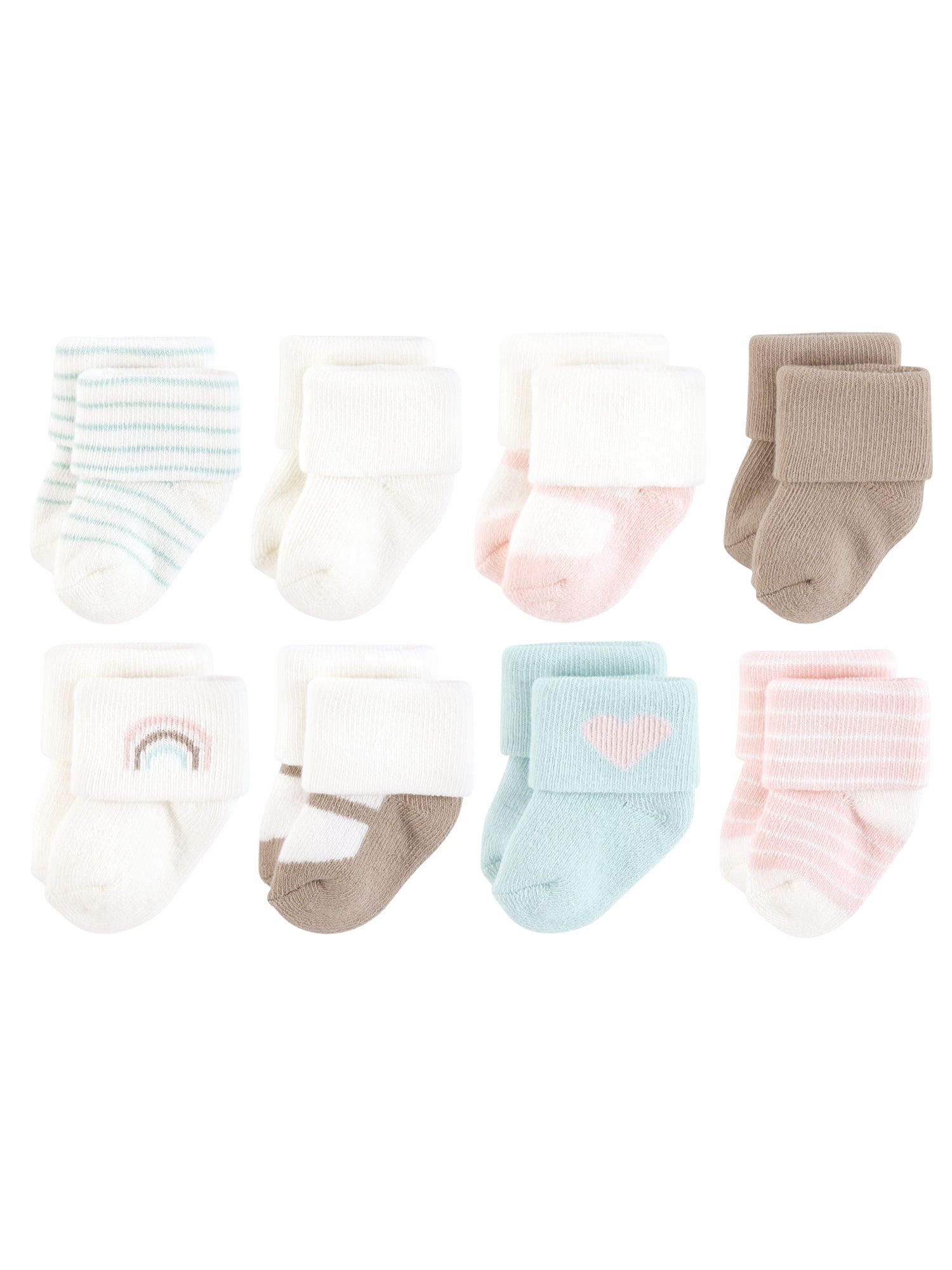 Terry Socks, 8-Pack, Newborn-12 Months