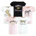 thumbnail image 1 of Hudson Baby Toddler Girl Short Sleeve T-Shirts, Leopard Mamas Mini, 6-12 Months, 1 of 7