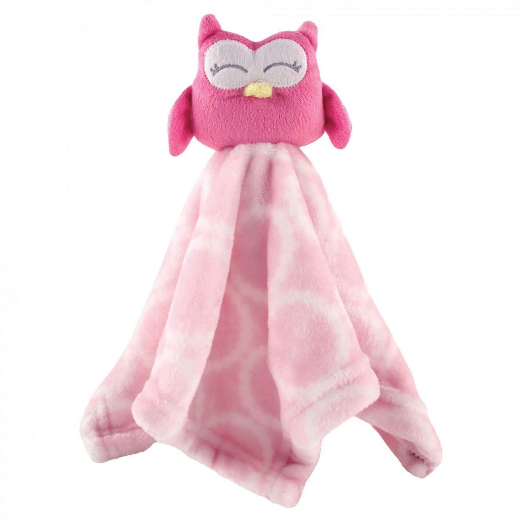Pink top owl blanket