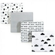 Hudson Baby Infant Cotton Flannel Receiving Blankets, Bee, One Size