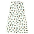 thumbnail image 1 of Hudson Baby Unisex Baby Cotton Sleeveless Wearable Sleeping Bag, Sack, Blanket, Plants, 0-6 Months, 1 of 2