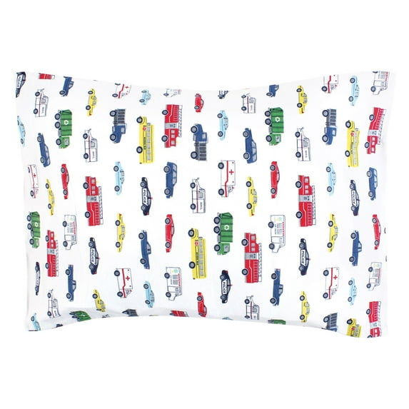 Hudson Baby Unisex Baby Cotton Toddler Pillow Case, Going Places, One Size