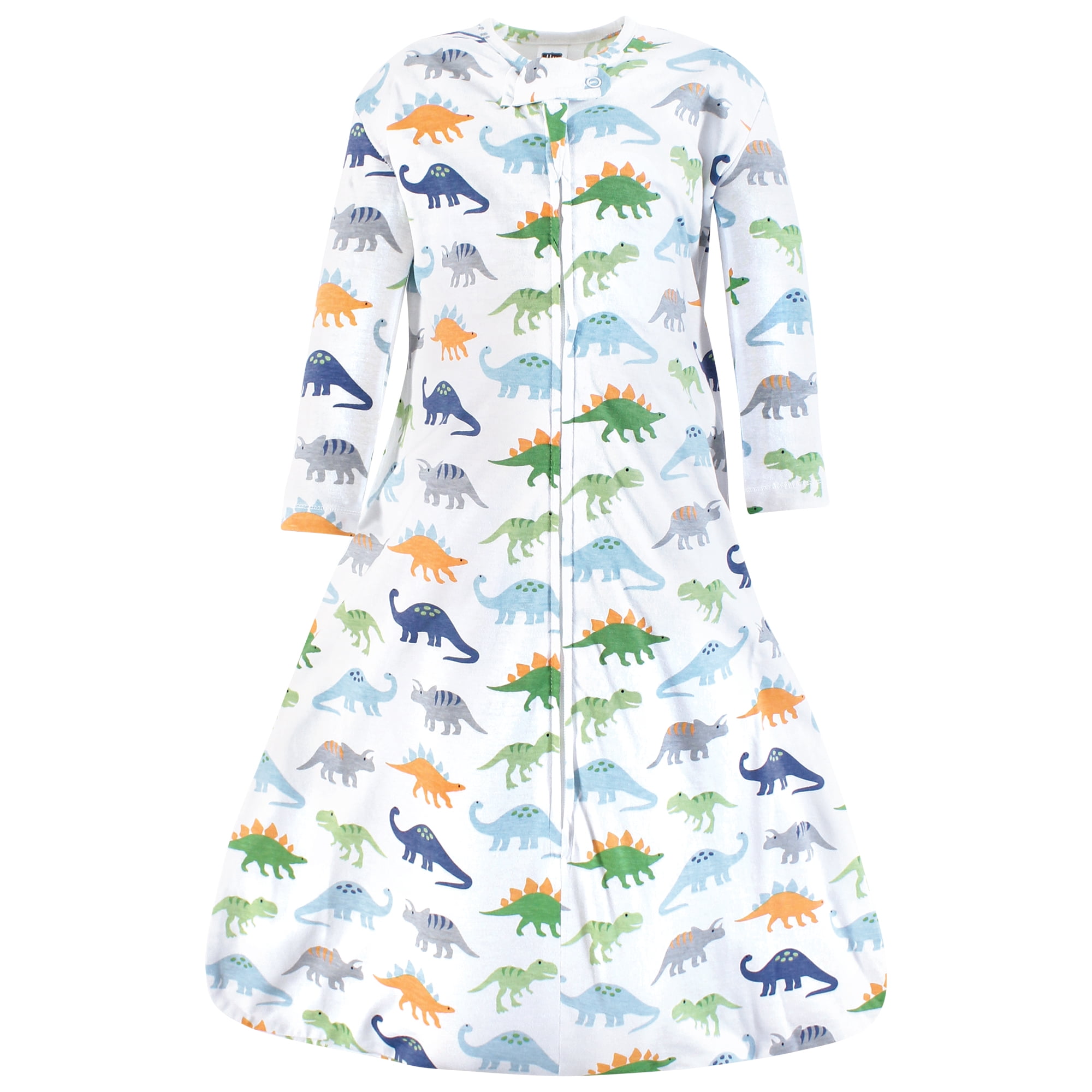 Hudson Baby Unisex Baby Long Sleeve Cotton Jersey Sleeping Bag, Dinosaurs, 0-6 Months