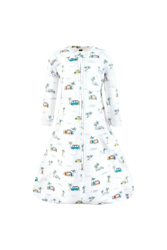 Unisex Baby Long Sleeve Cotton Jersey Sleeping Bag, Surfer Dude, 0-6 Months