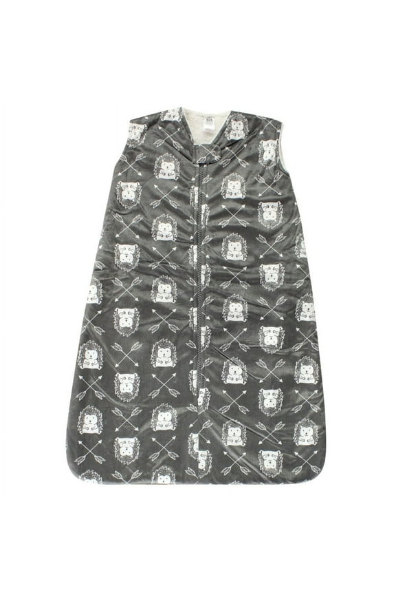 Unisex Baby Mink with Faux Shearling Inner Sleeping Bag, Sack, Blanket, Hedgehog, 6-12 Months