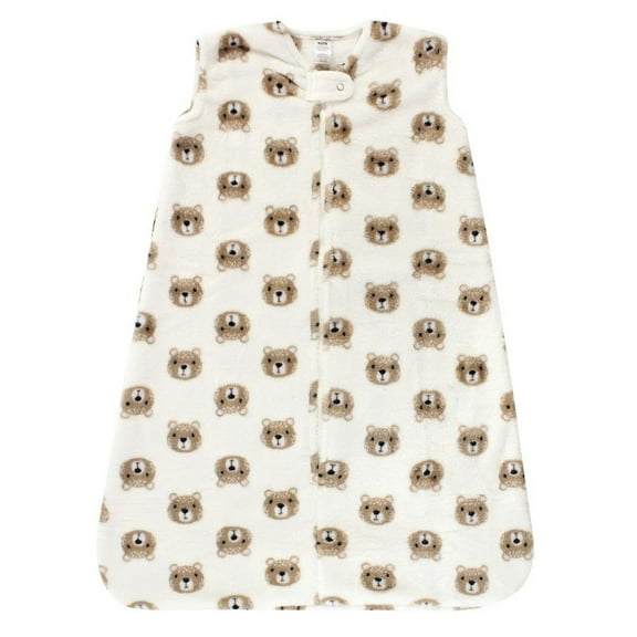 Hudson Baby Unisex Baby Plush Sleeveless Sleeping Bag, Sack, Blanket, Bear, 12-18 Months