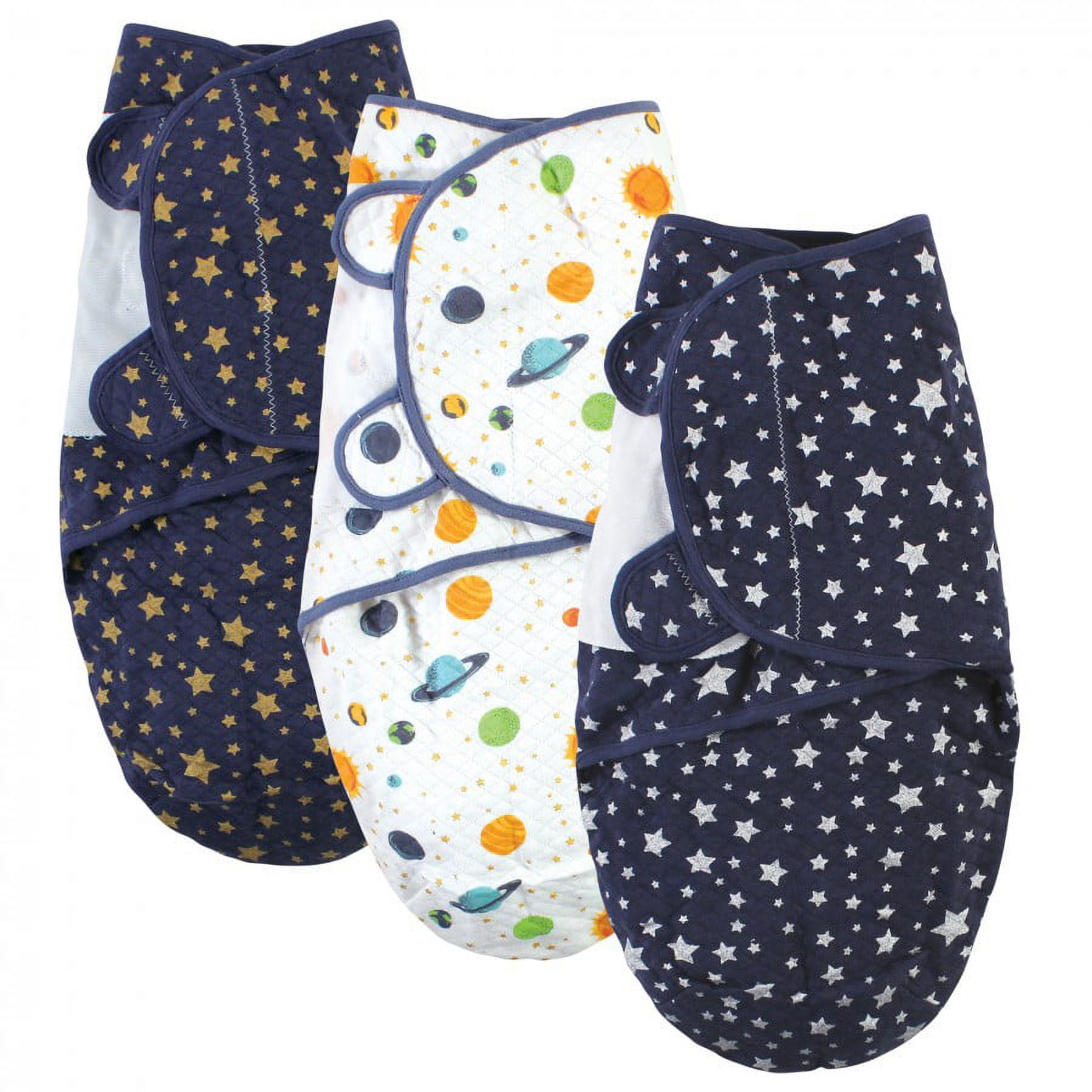 Hudson Baby Infant Boy Quilted Cotton Swaddle Wrap 3pk Moose Bear 0 3 Months Walmart