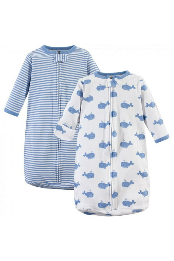 Unisex Cotton Long Sleeve Sleep Sack, 2-Pack, Sizes Newborn-9 Months