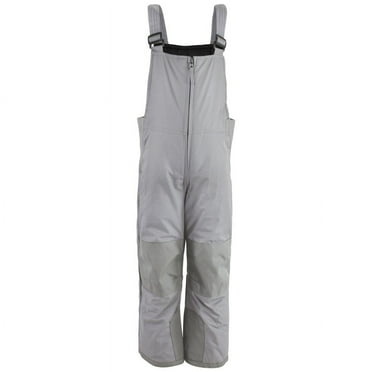 Hudson Baby Unisex Snow Bib Overalls, Charcoal, 12-18 Months