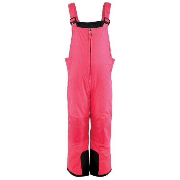 Hudson Baby Unisex Snow Bib Overalls, Solid Fuchsia, X-Large