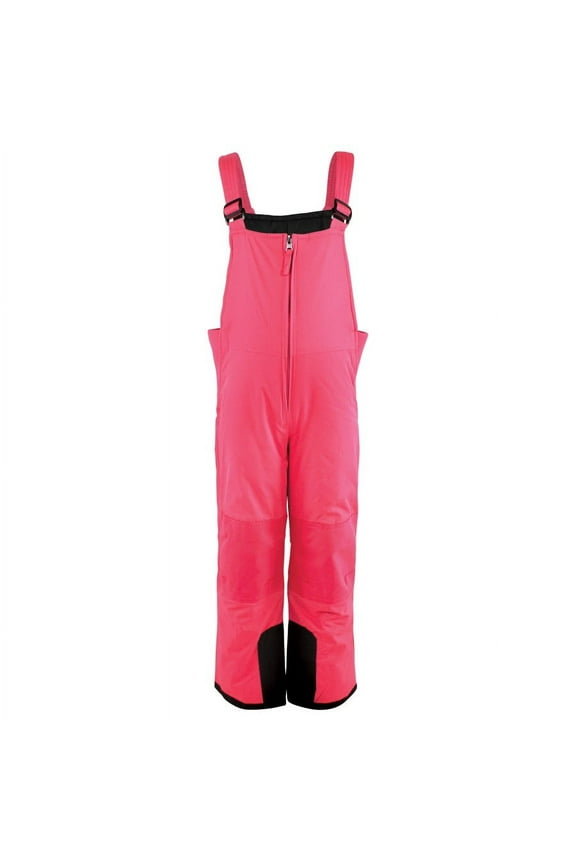 Unisex Snow Bib Overalls, Solid Fuchsia, X-Large