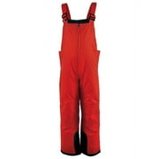 Hudson Baby Unisex Snow Bib Overalls, Solid Red, 12-18 Months