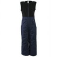 thumbnail image 1 of Hudson Baby Unisex Snow Bib Overalls with Fleece Top, Navy, 2 Toddler, 1 of 4