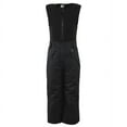 thumbnail image 1 of Hudson Baby Unisex Snow Bib Overalls with Fleece Top, Solid Black, Medium, 1 of 4
