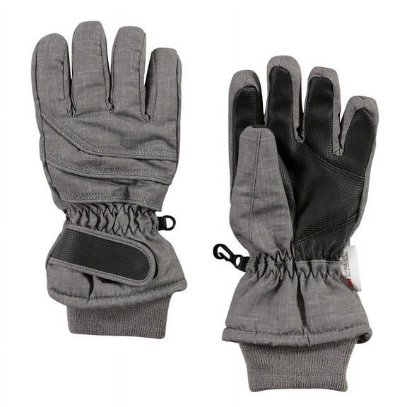 Hudson Baby Unisex Snow Gloves, Heather Charcoal, 4-5 Years
