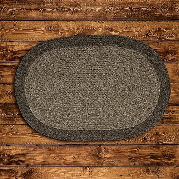 Colonial Mills Rug HN11R024X072 2 x 6 ft. Hudson Oval Braided Rug Brown