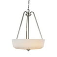 thumbnail image 1 of Hudson Brushed Nickel Three-Light Pendant, 1 of 2