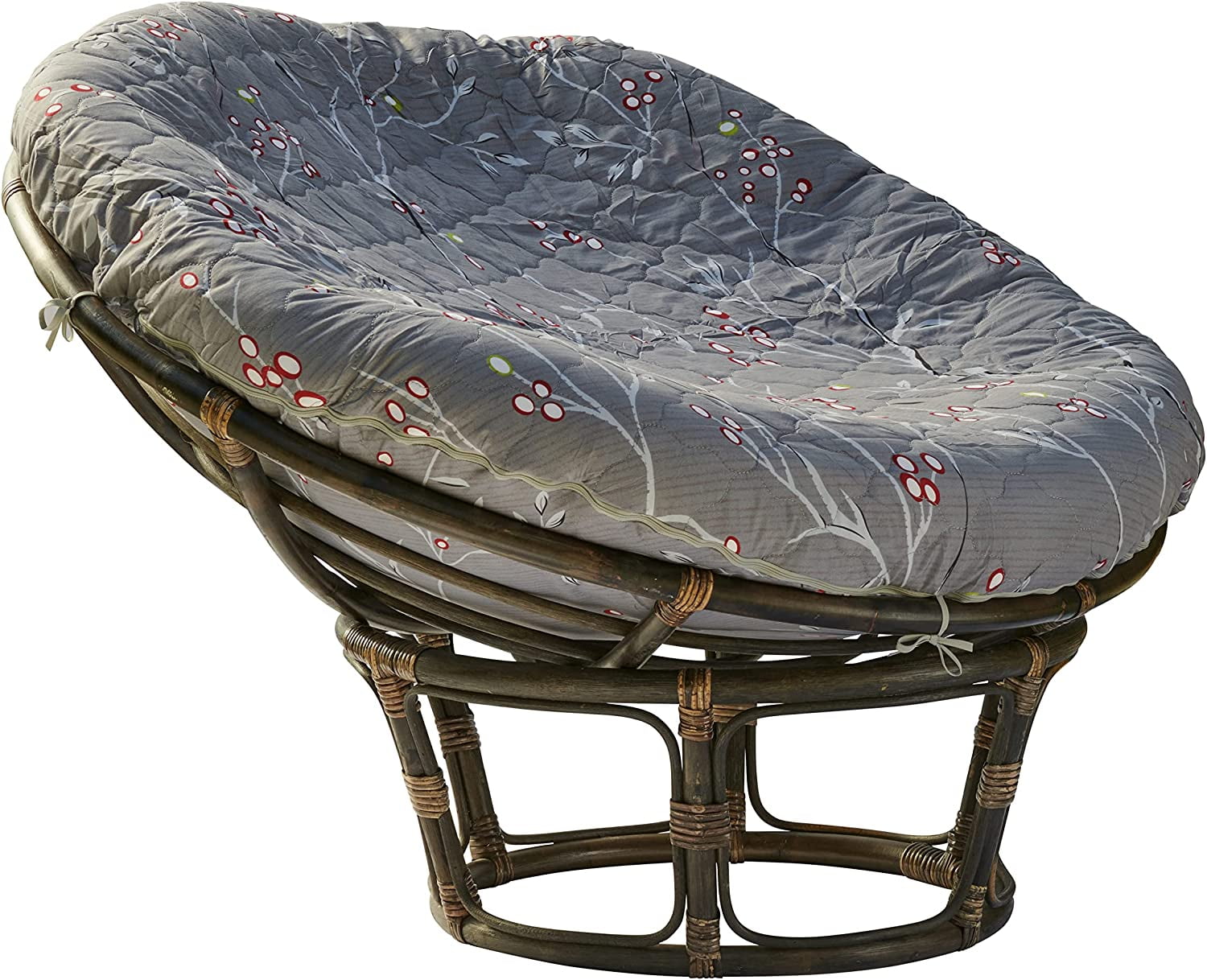 Hudson Comfort Papasan Cushion Cover Quilted Shape, Soft Microfiber