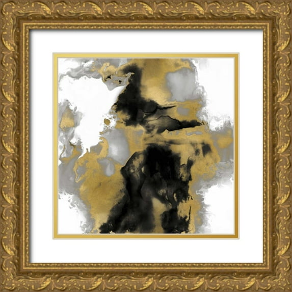 Hudson, Daniela 12x12 Gold Ornate Wood Framed with Double Matting Museum Art Print Titled - Transpire I