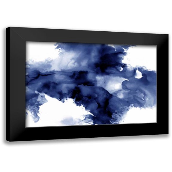 Hudson, Daniela 14x11 Black Modern Framed Museum Art Print Titled - Derive in Indigo I
