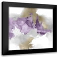 thumbnail image 1 of Hudson, Daniela 20x20 Black Modern Framed Museum Art Print Titled - Derive in Amethyst II, 1 of 5