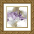 thumbnail image 1 of Hudson, Daniela 20x20 Gold Ornate Wood Framed with Double Matting Museum Art Print Titled - Derive in Amethyst II, 1 of 4