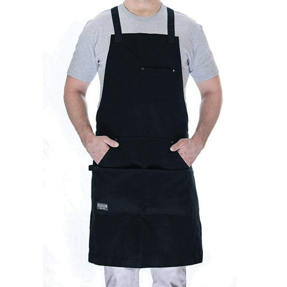 Hudson Durable Goods - Professional Grade Chef Apron for Kitchen, BBQ & Grill – Navy