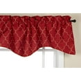 thumbnail image 1 of Hudson Embroidered Lined Curtain Valance with Cording, 1 of 2