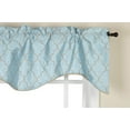 thumbnail image 1 of Hudson Embroidered Lined Curtain Valance with Cording, 1 of 2