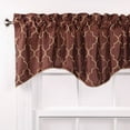 thumbnail image 1 of Hudson Embroidered Lined Curtain Valance with Cording, 1 of 2