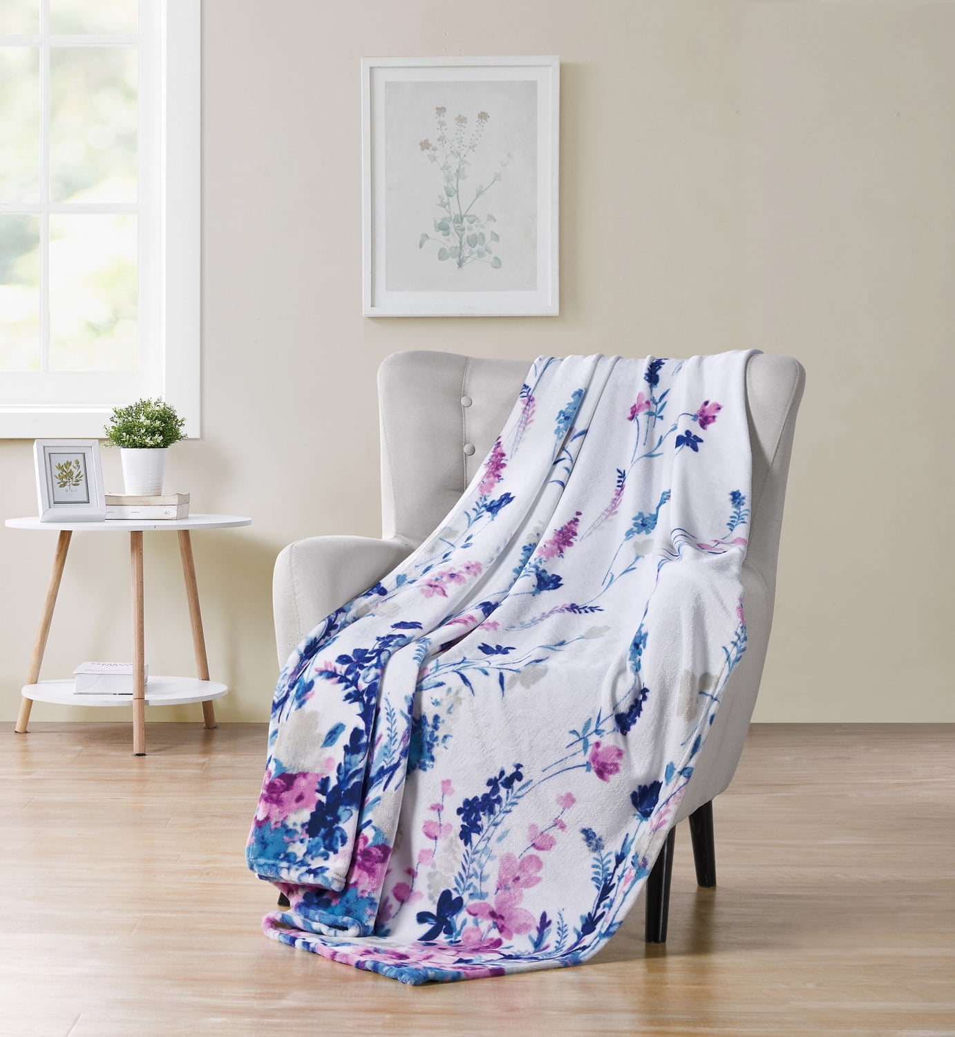 Hudson Essex Misha Plush Throw Blanket, Multi, 50x70 Inches