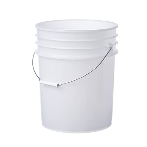 Hudson Exchange 5 Gallon (3 Pack) Bucket Pail Container with Gamma Seal