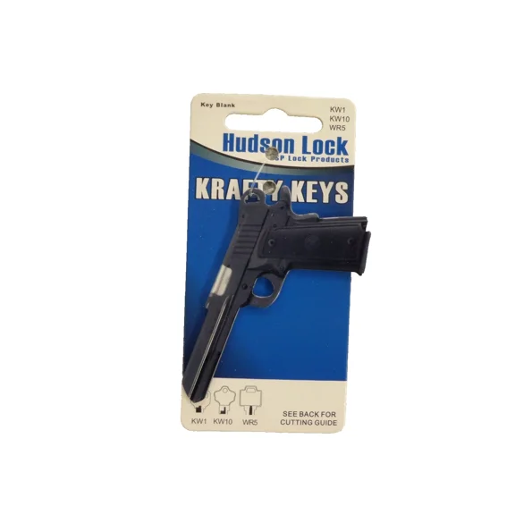 Hudson Handgun House Key Compatible with Kwikset and KW1 Locks
