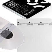 Hudson Hi-Fi 100 ct. Anti-Static Inner Sleeves for Vinyl Records & 100 ct. NEW VERSION Crystal Clear Outer Sleeves   200 Vinyl Covers, Acid-Free Premium Protection for Dust, Scratches & Static