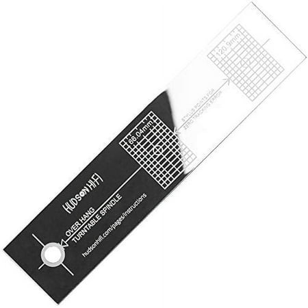 Hudson Hi-Fi LP Phono Cartridge Stylus Alignment Protractor Tool