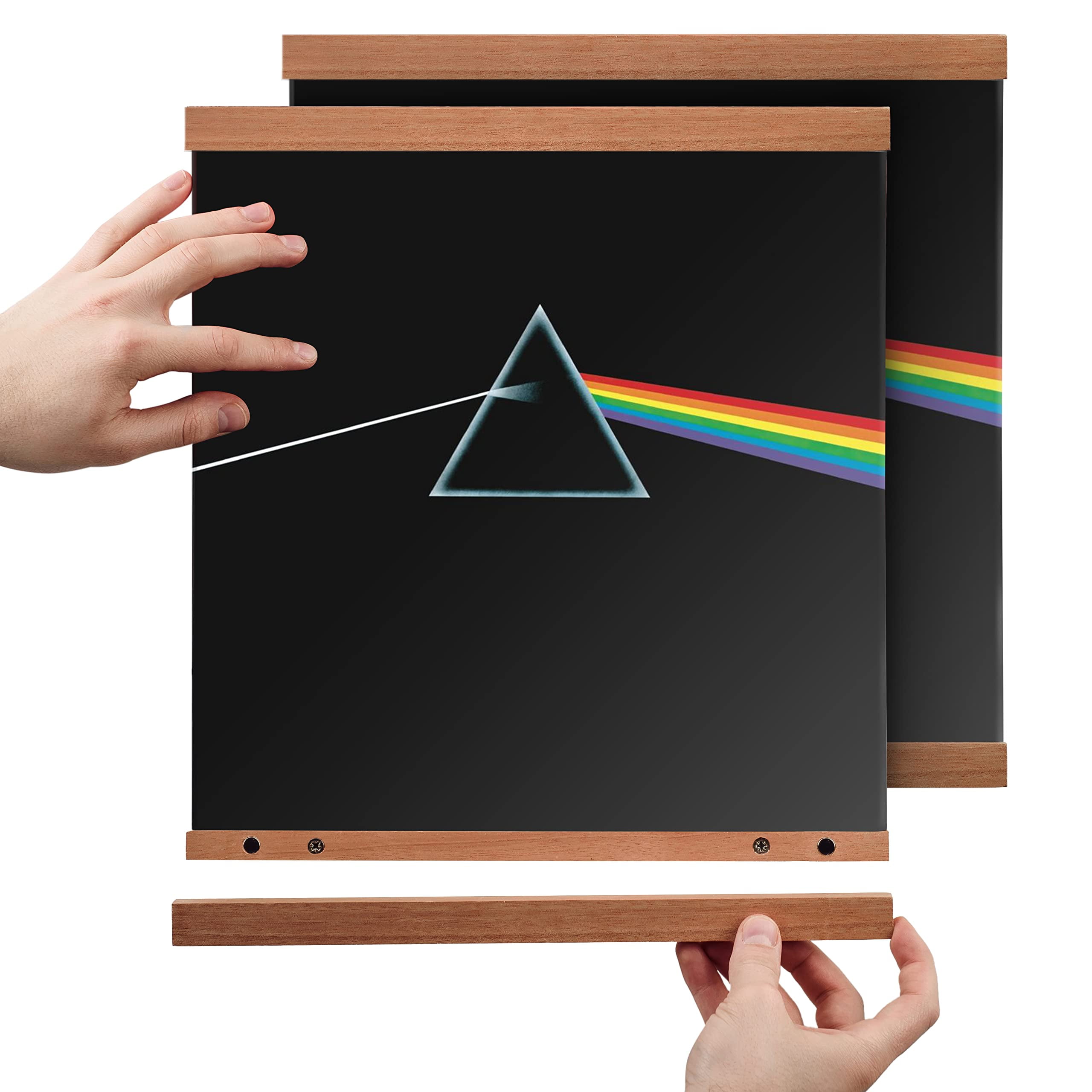 Hudson HiFi Modular Vinyl Record Wall Mount Display System 2 CT