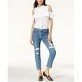 thumbnail image 1 of Hudson Jeans Cropped Straight Leg Jeans Blue 26, 1 of 1