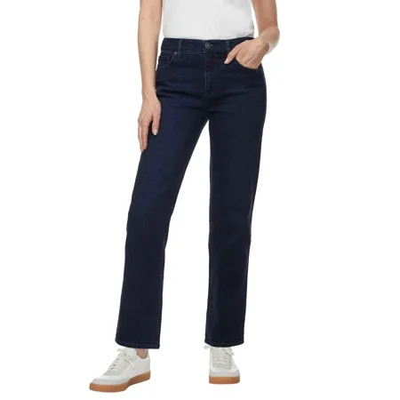 Hudson Jeans Midrise Straight Leg Premium Stretch Denim Jeans Blue 10